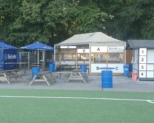 Bratwurstbude und Jugendhütte Werbefläche